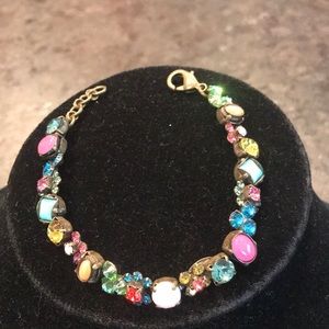 VTG Sorrelli multi gem/crystal bracelet